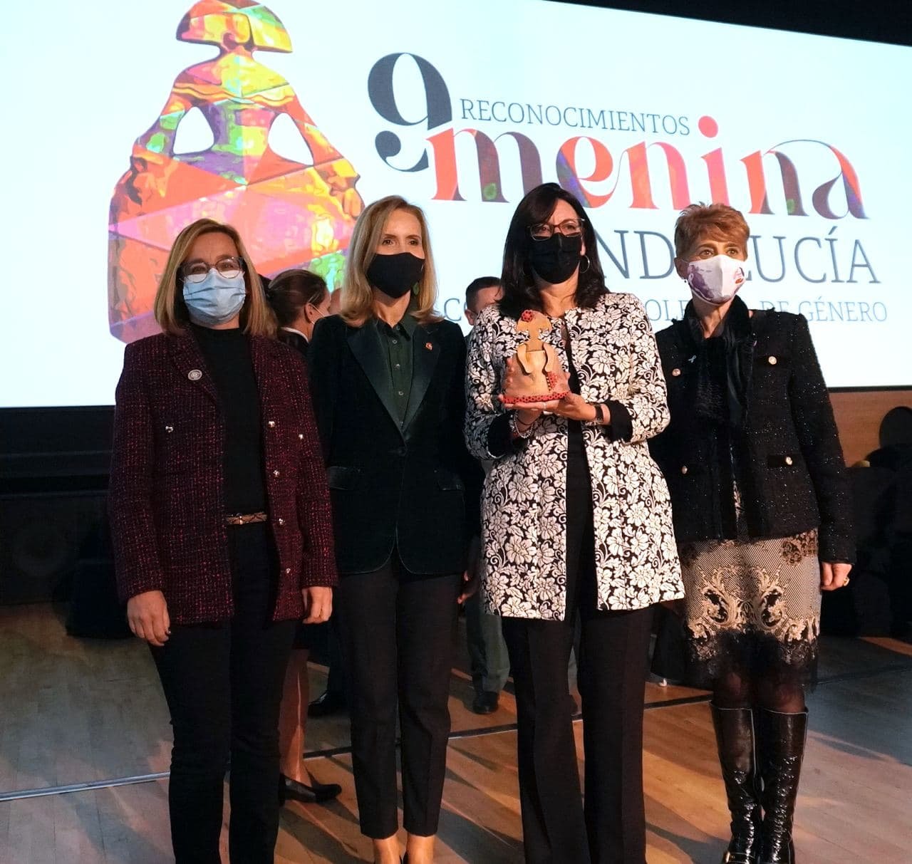 María Antonia Peña recoge el Premio Menina por su lucha contra la violencia de género