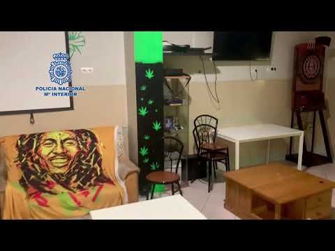 Siete detenidos al desmantelar tres clubes de marihuana en Huelva capital