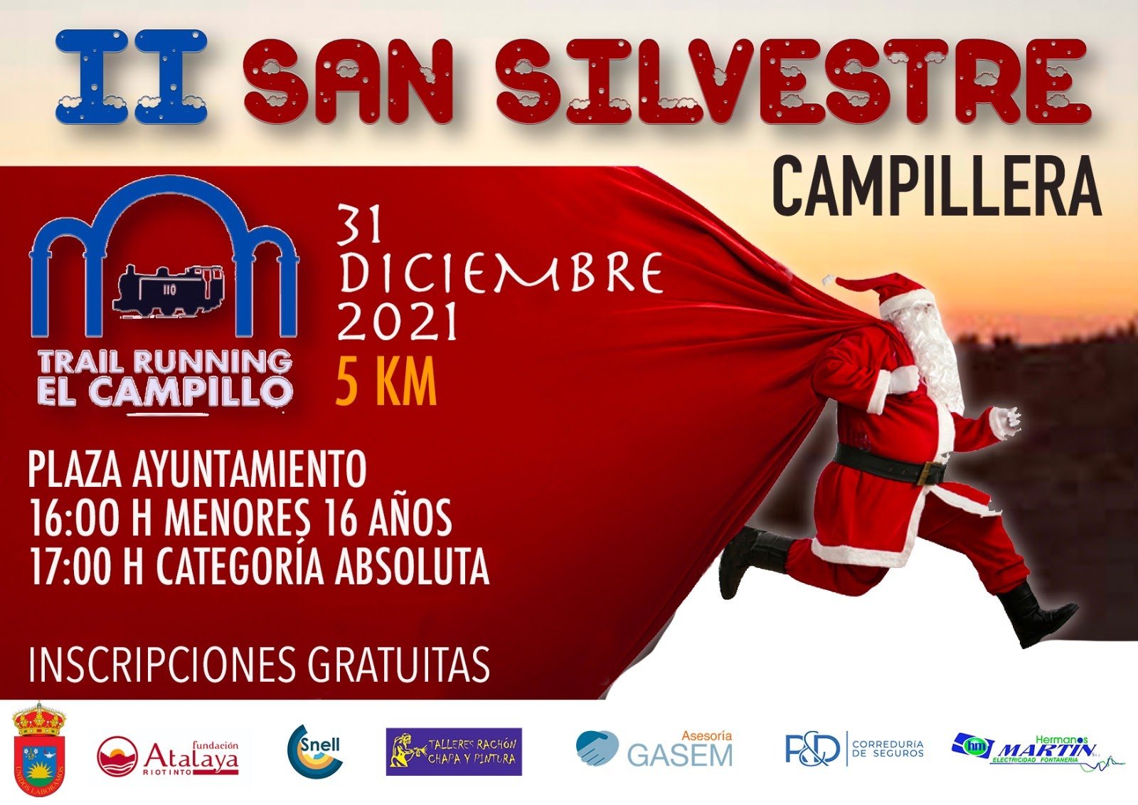 La II San Silvestre Campillera tendrá un recorrido de cinco kilómetros