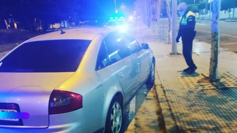 Detenido un conductor ebrio tras una persecución en Huelva capital
