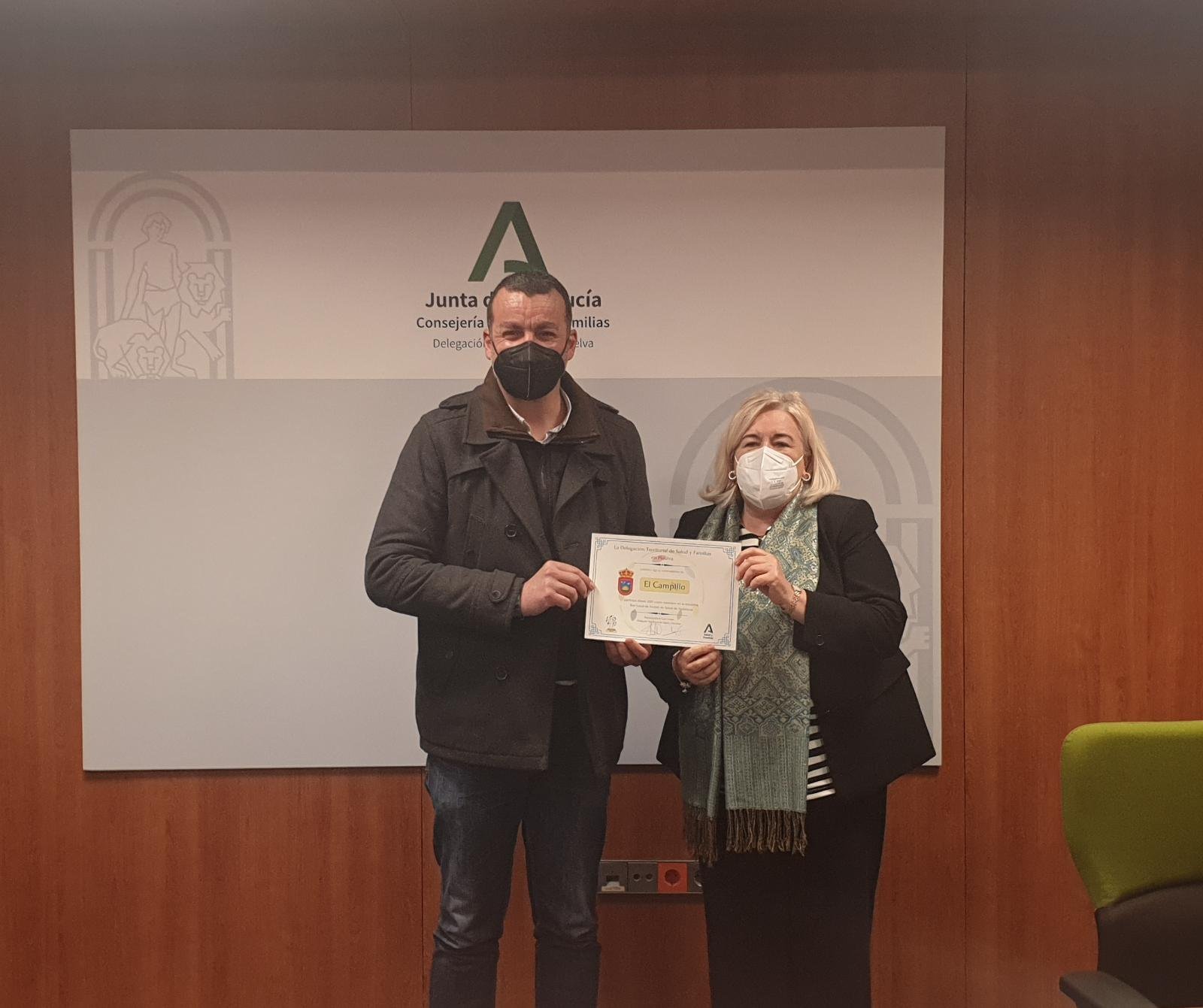 El Campillo recoge la acreditación como municipio de la Red Local de Acción en Salud