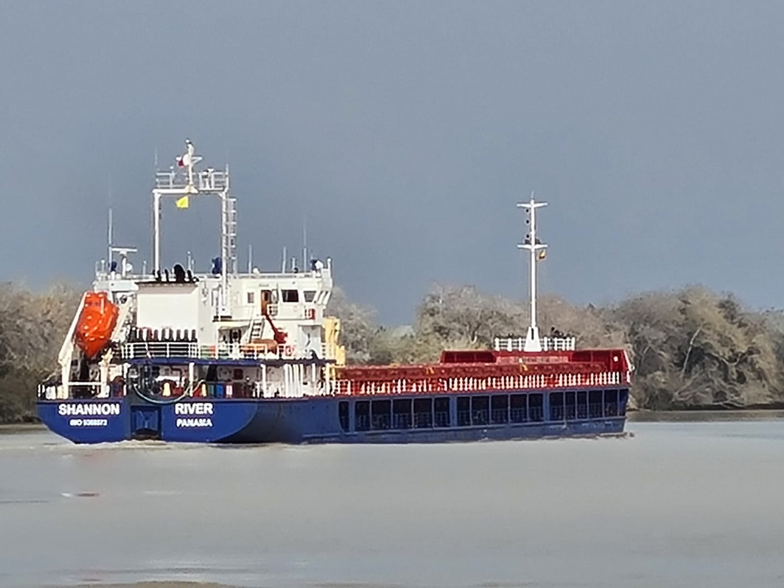 Otras 6.000 toneladas de arena tóxica llegan a España con destino al vertedero de Nerva