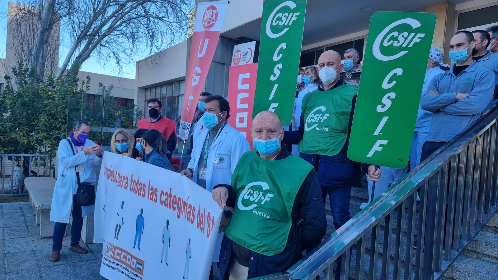Los trabajadores de la sanidad pública se movilizan de nuevo para reclamar la carrera profesional