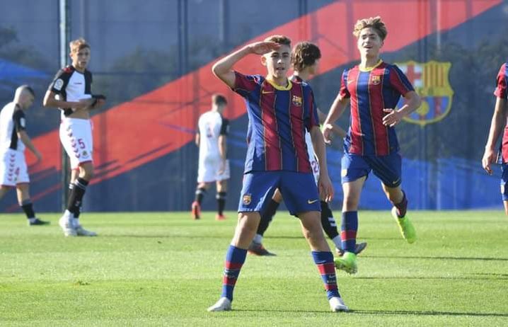 El campillero Fermín López da el título de Liga al Barça con un gol de chilena