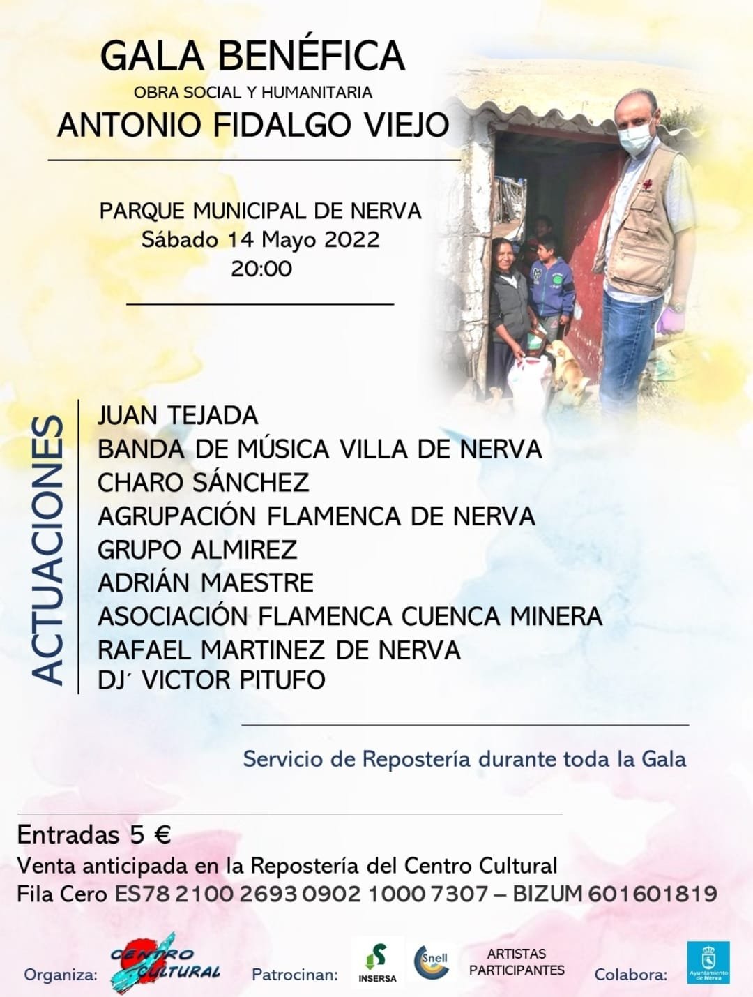 Nerva acoge este sábado una gala musical en favor de los proyectos del padre Fidalgo en Perú