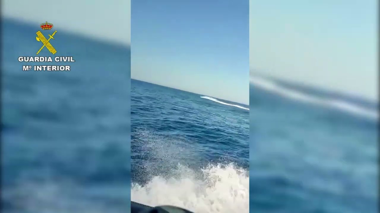 La Guardia Civil incauta más de una tonelada de hachís a 20 millas de las costas de Ayamonte