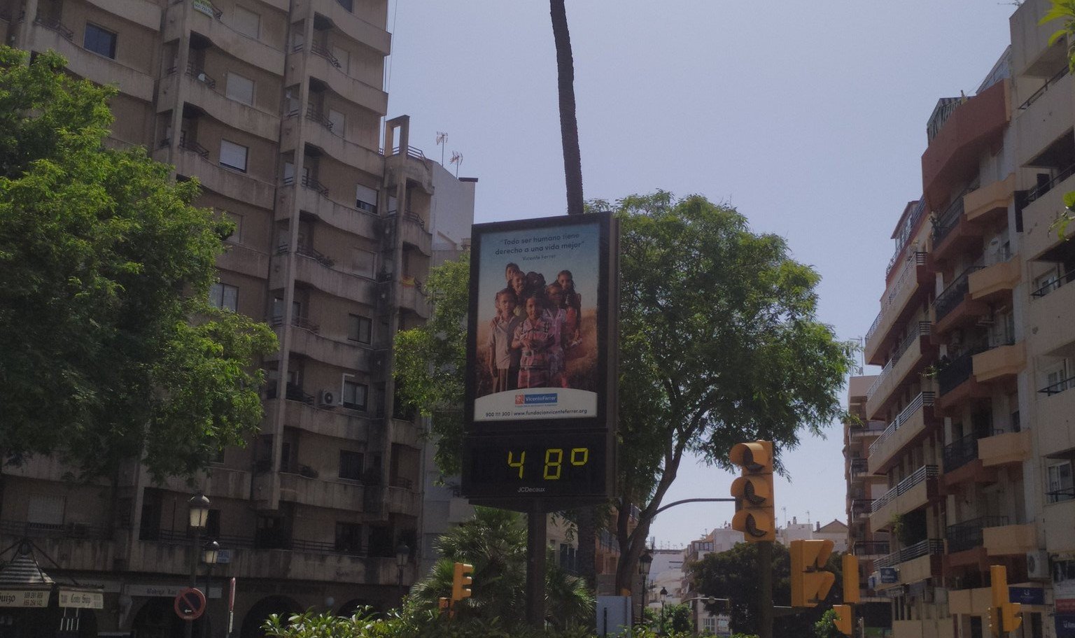 Huelva capital registra la mayor temperatura de su historia desde que hay registros: 43,9 grados