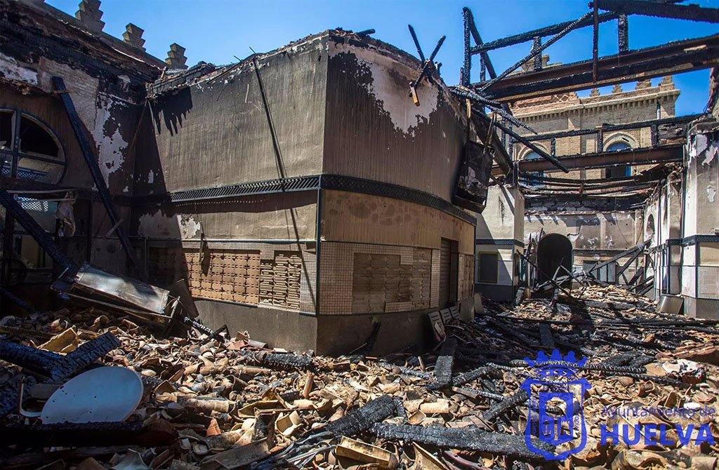 La Policía Nacional cree que el incendio de la estación tuvo un origen humano
