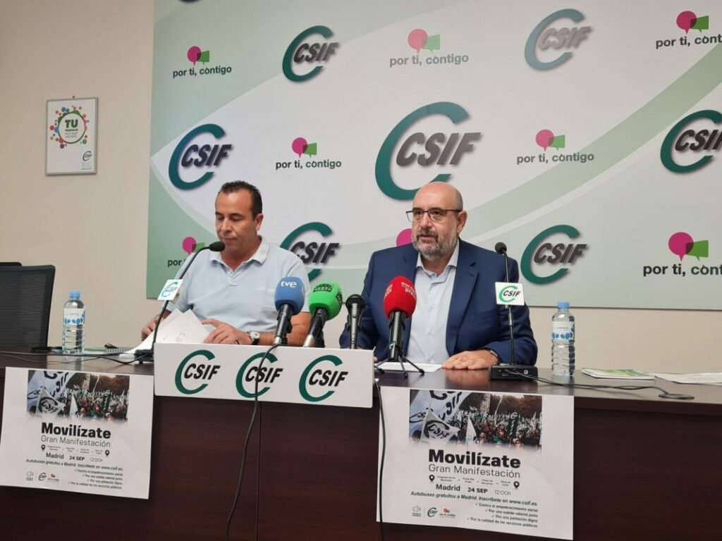 CSIF convoca una gran manifestación en Madrid contra el «empobrecimiento social»