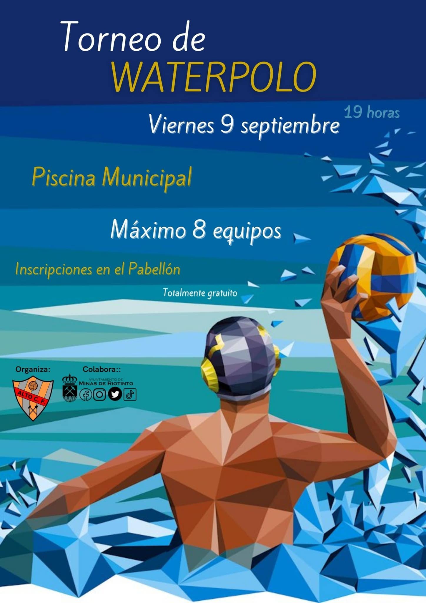 Riotinto acogerá un torneo de Waterpolo el próximo viernes