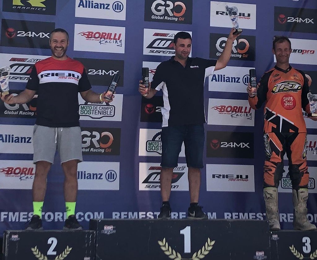 Rubén Palmar consolida su segunda posición en el Campeonato de España de Enduro