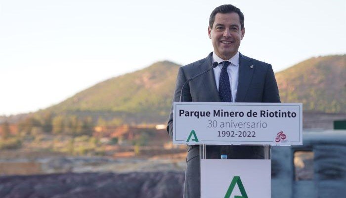 Moreno Bonilla muestra en Riotinto la fortaleza de la minería