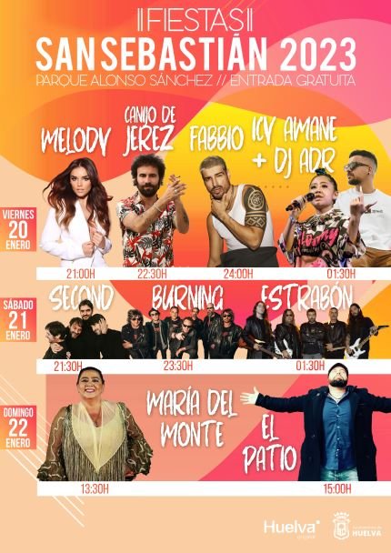 Melody, el Canijo de Jerez o Burning forman parte del cartel de las Fiestas de San Sebastián