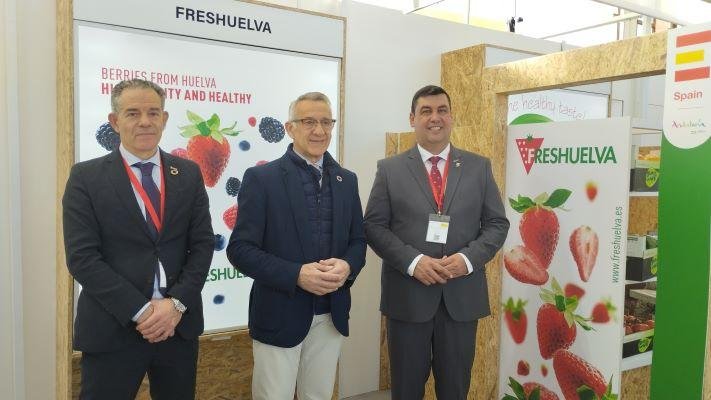 Apoyo sin fisuras a las berries de Huelva en Fruit Logística