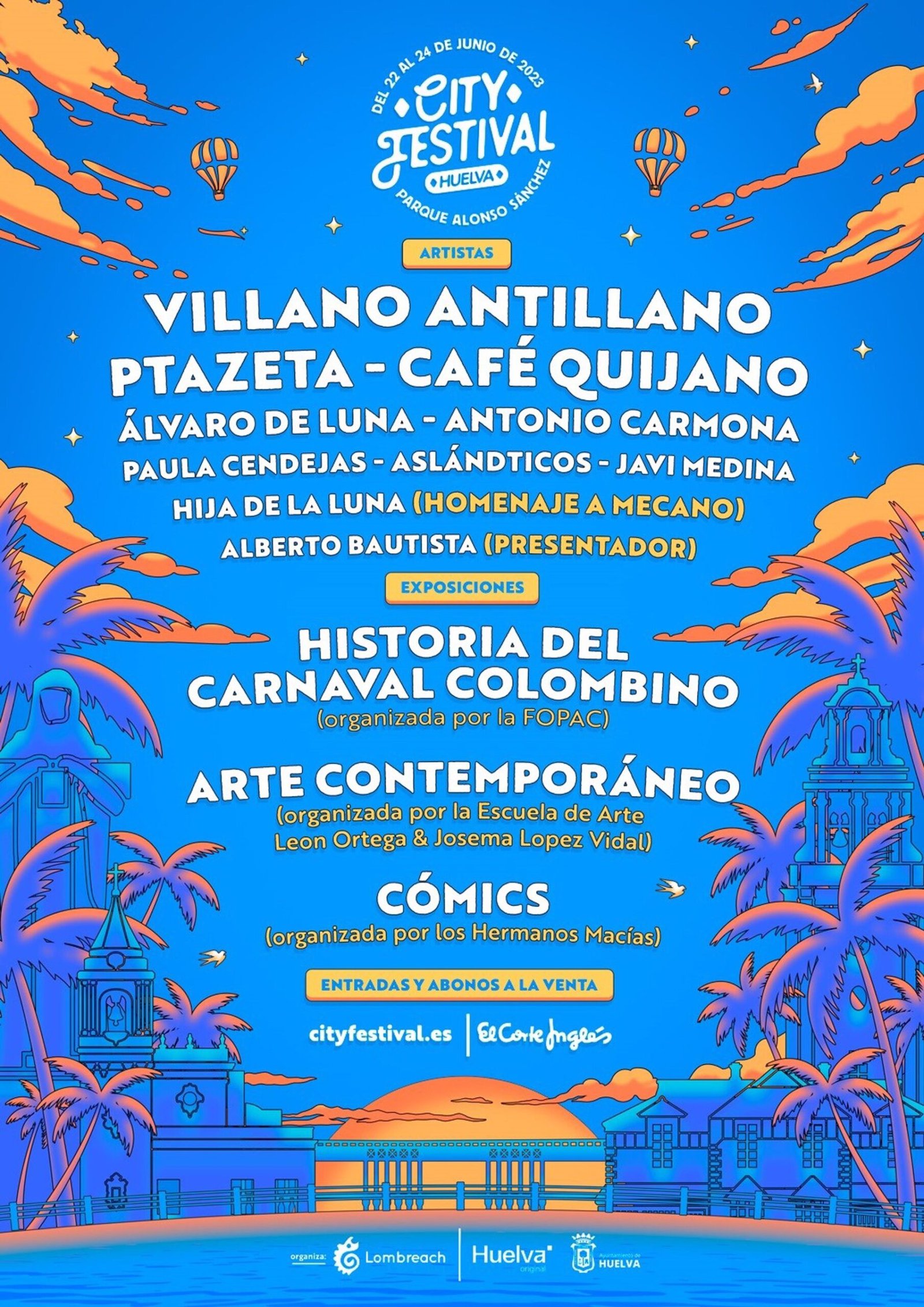 Aslándticos, Café Quijano y Ptazeta se suman al cartel del City Festival