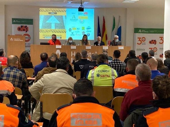 El 061 y la Fiscalía de Seguridad Vial presentan el protocolo de accidentes de tráfico