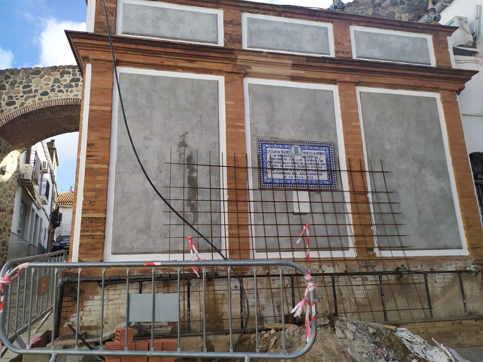 La Fuente de los 9 caños de Aroche estará rehabilitada en el mes de abril
