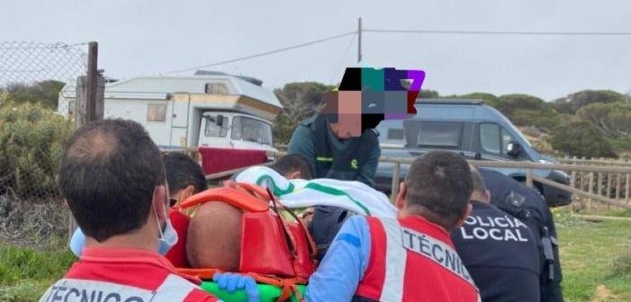 Herido un parapentista de 63 años en Matalascañas