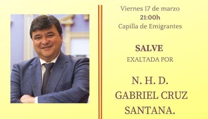 Gabriel Cruz exaltará la Salve de Emigrantes