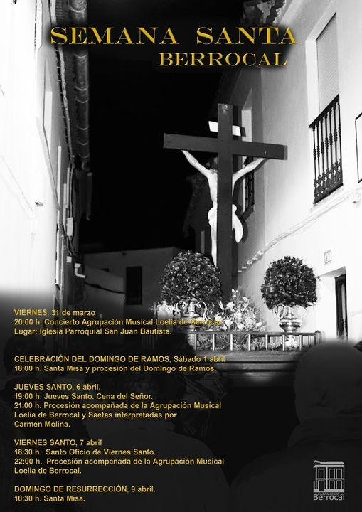 La banda Loelia de Berrocal abre los actos de la Semana Santa con un concierto en la parroquia San Juan Bautista