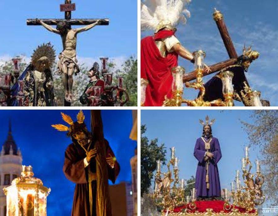 Perdón, Cautivo, Tres Caídas y Calvario hacen el Lunes Santo en Huelva