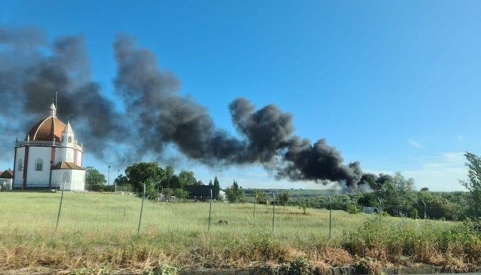 Incendio Villalba del Alcor