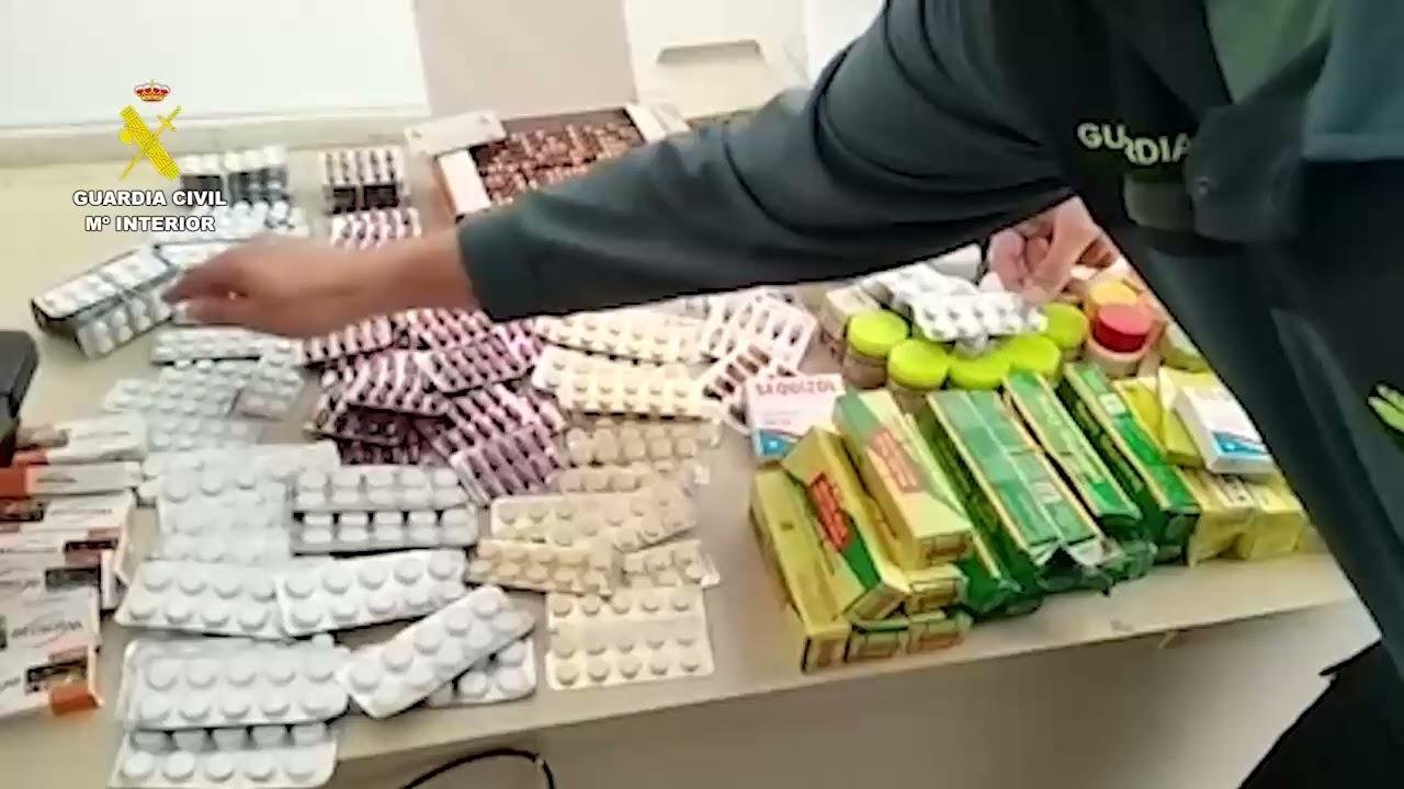 Confiscan una gran cantidad de medicamentos ilegales en Lucena del Puerto