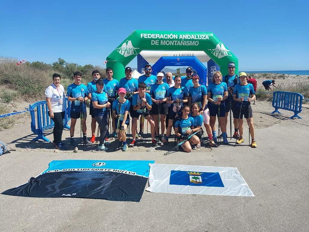 Huelva hace historia en el Campeonato de España de Marcha Nórdica
