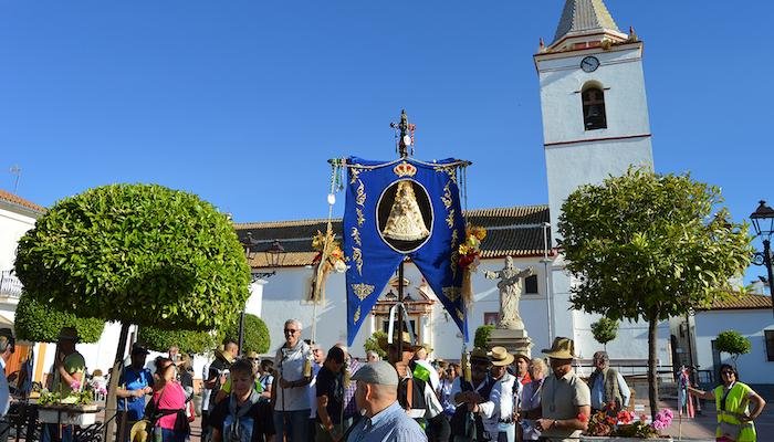 San Juan, primera parada de la peregrinación al Rocío de la Prisión de Huelva
