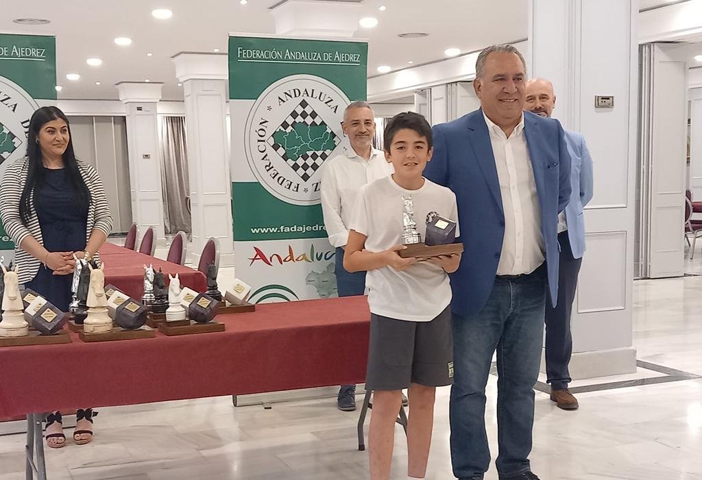 Un onubense de 12 años se proclama campeón del Andaluz C de Ajedrez