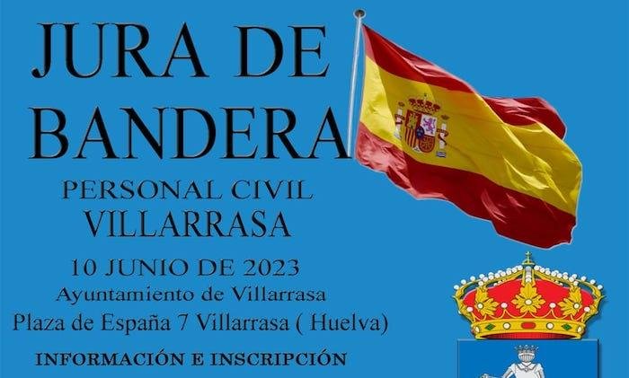 Cartel Jura de bandera Villarrasa