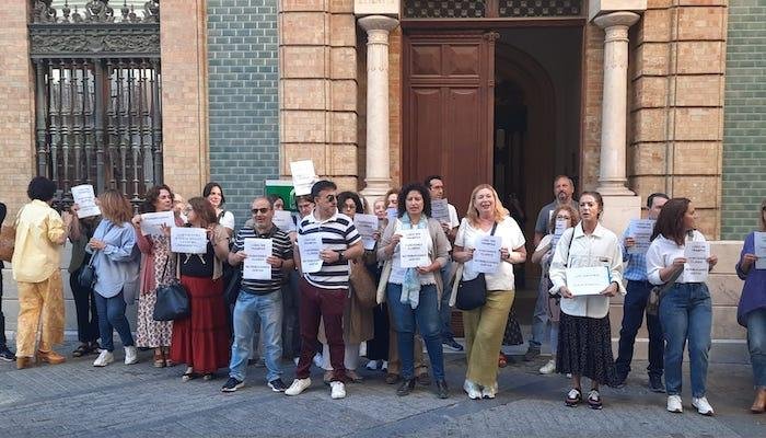El 90% de los funcionarios de Justicia secunda la huelga en Huelva