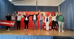 Delgado (PSOE) promete luchar contra la despoblación en Berrocal
