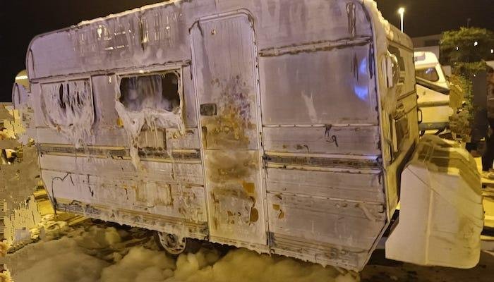 Incendio Caravana