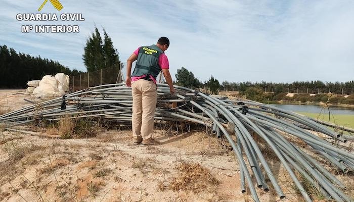 Detenido por robar 10 veces en una finca de Villarrasa