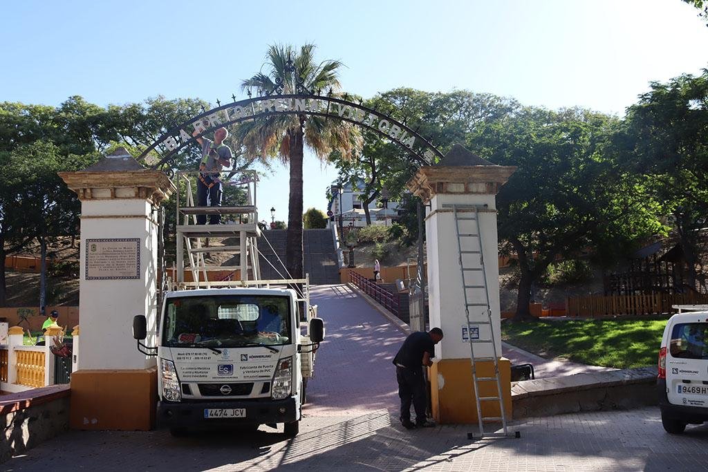 Restaurada la puerta principal del Barrio Obrero
