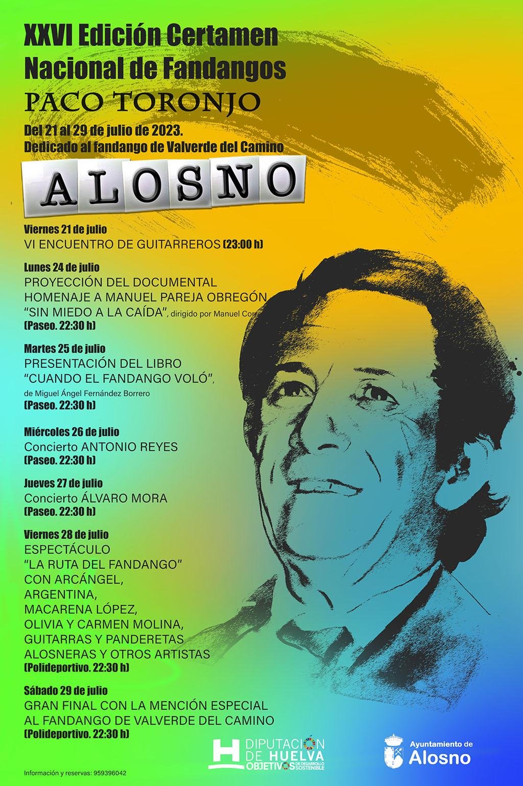 Un concierto de Argentina y Arcángel da paso este viernes a la final del Paco Toronjo en Alosno