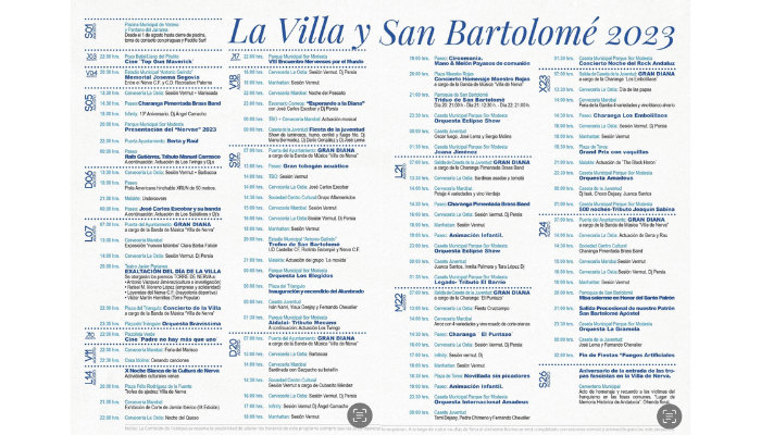 Fiestas La Villa y San Bartolomé