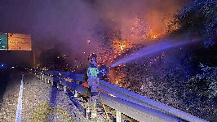 Incendio bollullos