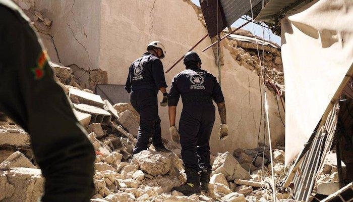 Bomberos Huelva en Marruecos