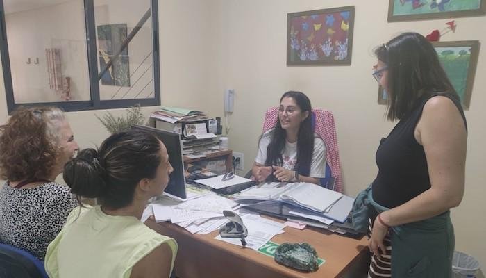 Grupo de apoyo en la residencia Pastorcito
