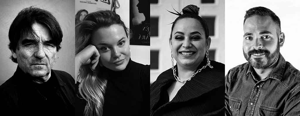 Estrella Araiza, Clara Nieto, David Martos y Javier Tolentino, Jurado Oficial del Festival de Huelva