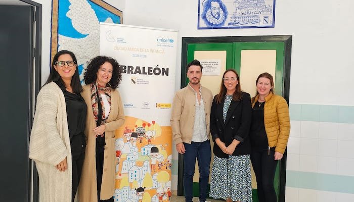 El CEIP Miguel de Cervantes de Gibraleón es reconocido por Unicef como Centro Referente de los Derechos de la Infancia
