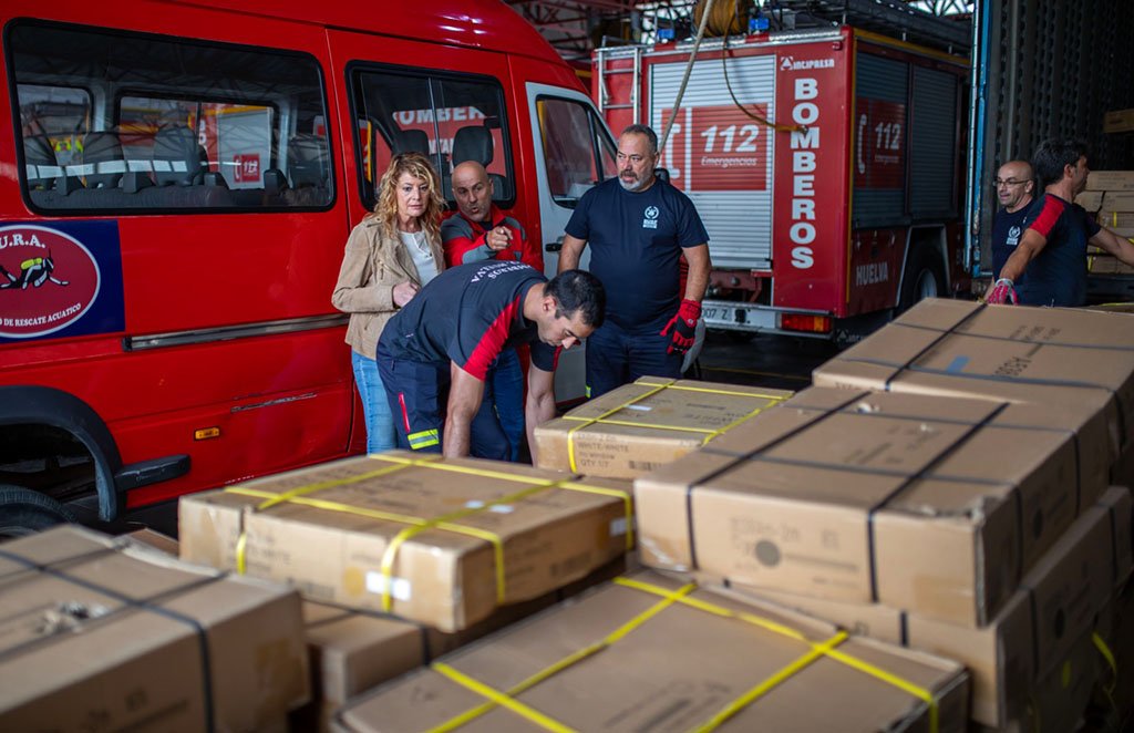 Bomberos de Huelva viajan de nuevo a Marruecos para ayudar a los afectados por el terremoto