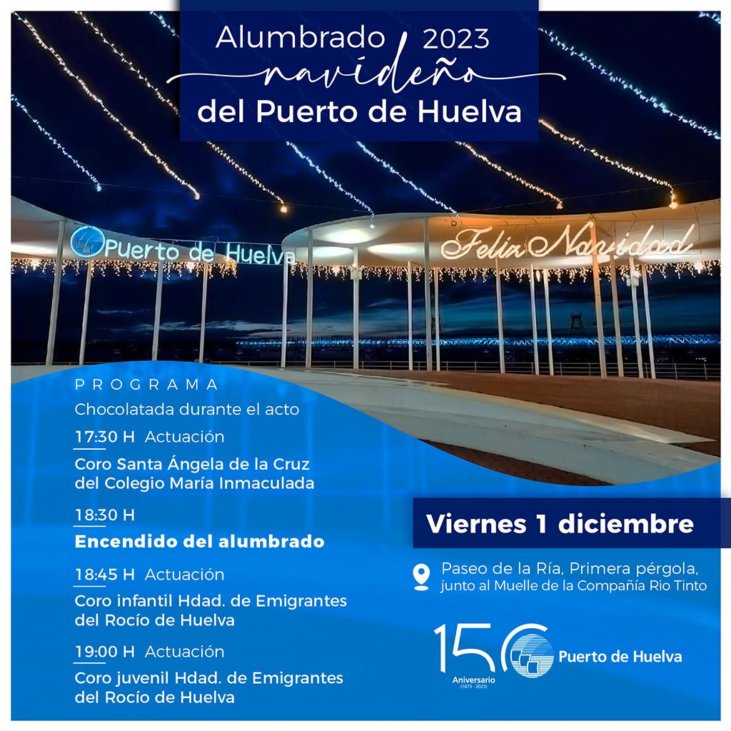 Más de 300.000 luces iluminarán el Paseo de la Ría