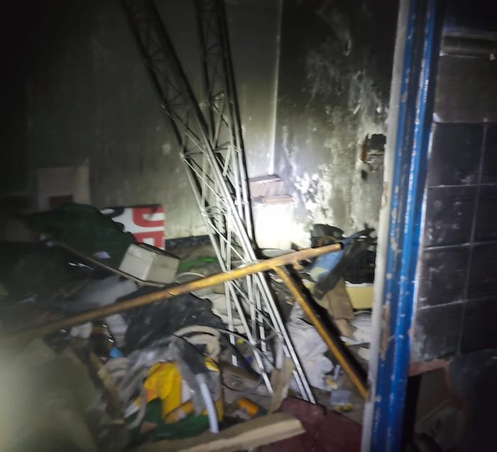 Bomberos llamas en Gibraleón