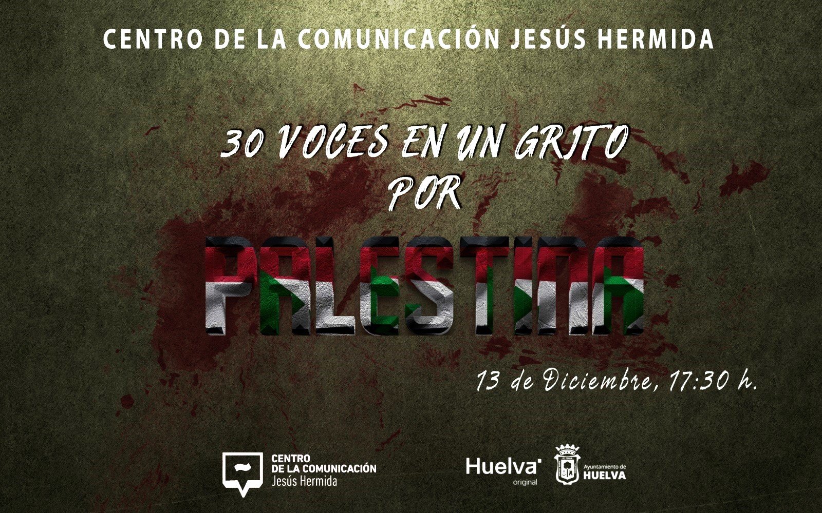 ’30 voces y un grito’ en favor de Palestina, este miércoles en el Jesús Hermida