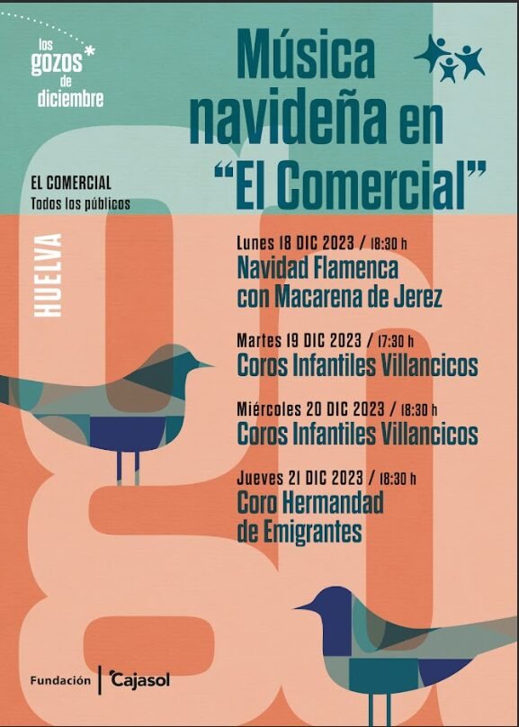 Cuatro días de música navideña la próxima semana en El Comercial