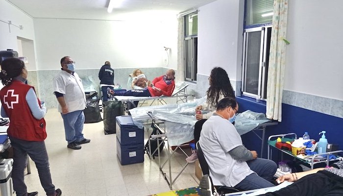 Donación sangre en Zalamea