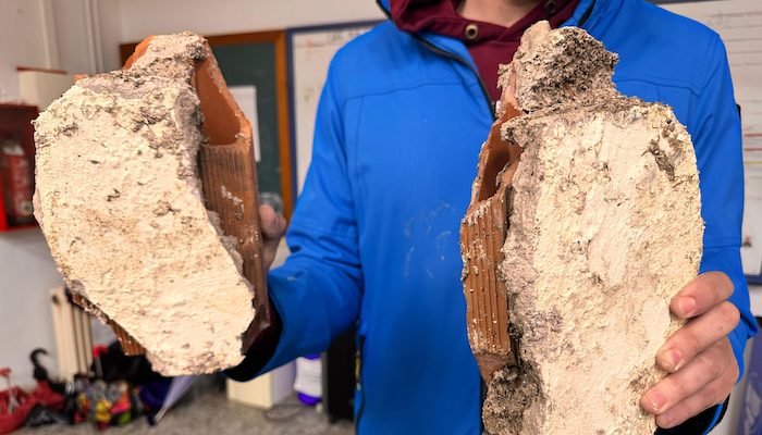 Nuevos cascotes IES San Blas de Aracena